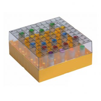 100 Place Cryogenic Storage Box for small tubes up to 10.5mm diameter