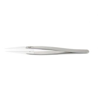 Ceramic Tipped Tweezers - Straight, fine, pointed tips