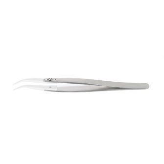 Ceramic Tipped Tweezers - Curved, very fine tips