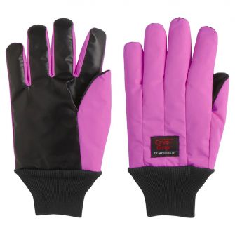 Waterproof Cryo-Grip Gloves, Pink, Wrist Length