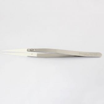 Ceramic Tipped Tweezers - Straight, fine, pointed tips