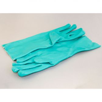 Nitrile rubber gloves