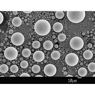 Tin calibration specimen on silicon substrate