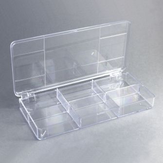 Storage box - 6 compartments