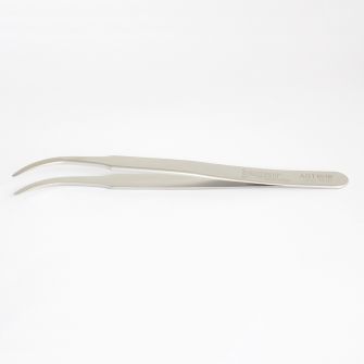 High Precision Tweezers, curved tips