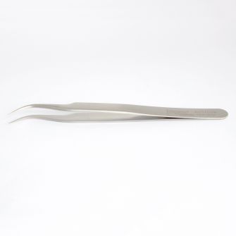 High Precision Tweezers, very fine, curved tips
