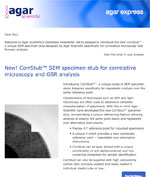 Agar Express December 2017 - introducing our new CorrStub a unique SEM specimen stub for correlative microscopy & more