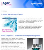 Agar Scientific's December 16 newsletter 