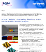 Agar Express - February 2017 - join our AFSEM webinar, plus the new Labcut 300E abrasive cutting machine and discs